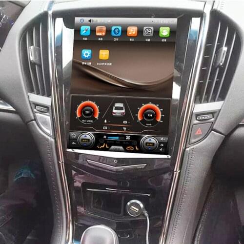 10.4Inch Tesla Screen Radio Car Multimedia Video Player For Cadillac Atsl Xts Srx Cts SLS 2013-2017 Android Stereo GPS HU