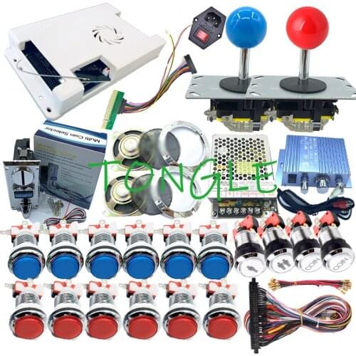 Free Shipping 3D Arcade Pandora Box 4018 in 1 Wifi DIY Arcade Machine Kit Game Board 8 Way Joystick LED Style Push Button