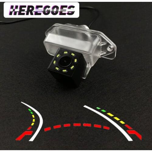 Wireless Car CCD Rear Camera Fisheye 12 led dynamic Night Vision frame For Mitsubishi Lancer EX 2008 2010 2015 Pajero io