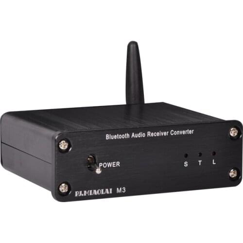 Wireless Bluetooth 4.0 Audio Receiver Converter Decoder Optical Fiber Coaxial Analog Signal Lossless Output Audio Decoder M3