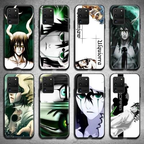 Anime Bleach Ulquiorra Cifer Phone Case For Samsung Galaxy S21 Plus Ultra S20 FE M11 S8 S9 plus S10 5G lite 2020