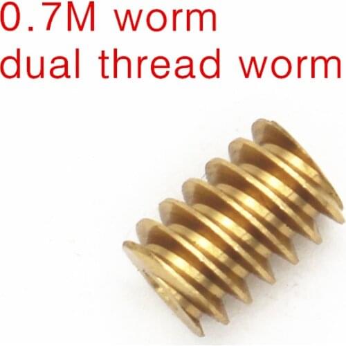 0.7M worm,dual thread worm,For 5840/4058 gear motor Supporting copper worm