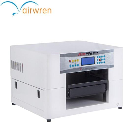 New Machine for Small Business A3 Size Eco Solvent Flatbed Printer For Phone Case Dog Tag Leather Acrylic