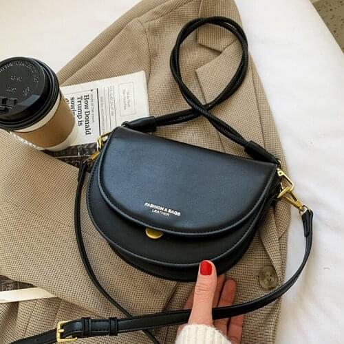 Design Handbags 2021 New Fashion Crossbody Bag Western Style Shoulder Bag Saddle Bag Underarm Bag Dual-use Bag Width: 20cm