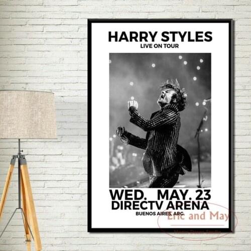 Harry Styles World Tour Live Singer Canvas Painting Posters And Prints Pictures On The Wall Music Decorative Home Decor Plakat