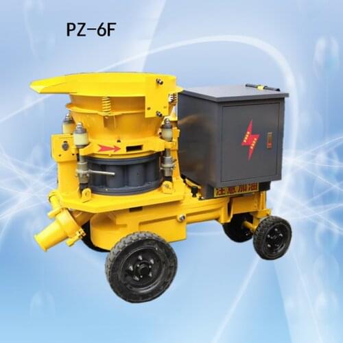 7.5KW Concrete Dry Shotcreting Machine Mortar Spraying Machine PZ-6F Slope Protection Shotcrete Equipment 380V/660V 960r/min
