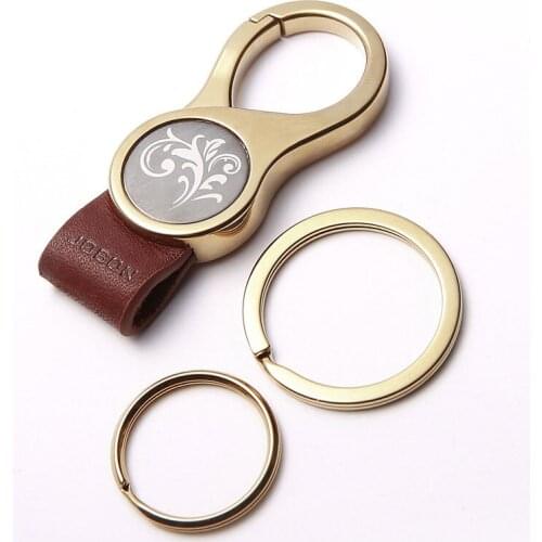 Metal Key Ring Accessories Car Key Chain Pendant for Smart Fortwo Forfour Volvo V70 XC90 BYD F0 F3 Keychain Rings Waist Hanging