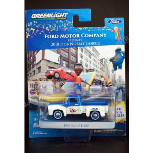 GreenLight CARS 1/64 1956 Ford F-100 Collector Edition Metal Diecast Model Cars Kids Toys GIFT