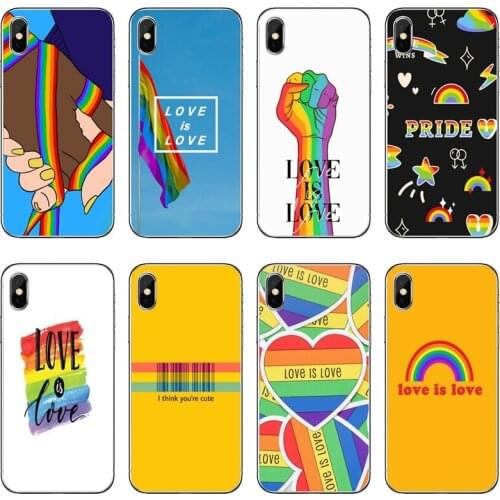 Soft Case For Samsung Galaxy A70 A60 A50 A40 A30 A10 A9 A8 A6 Plus A7 A5 A3 2018 2017 2016 Lesbian LGBT Rainbow Flag Pride Cover