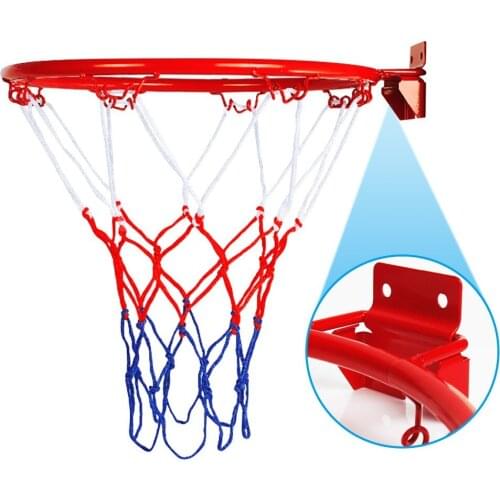 Hanging Basketball Wall Mounted Goal Hoop Rim For Outdoors Indoor Very Durable Hanging Basketball Hoop Basketball Supplies