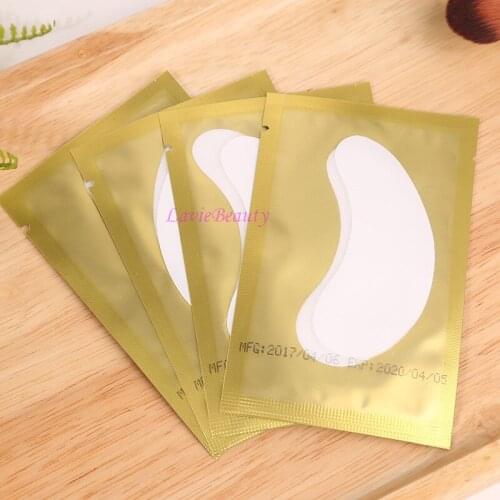Wholesale 500pairs Eye pads eyelash extension lint free under eye gel eyelashes patches makeup tools free shipping