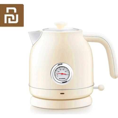 Original Youpin Ocooker Electric Kettle Import Temperature Control 1.7l Large Capacity With Watch Electric Kettle