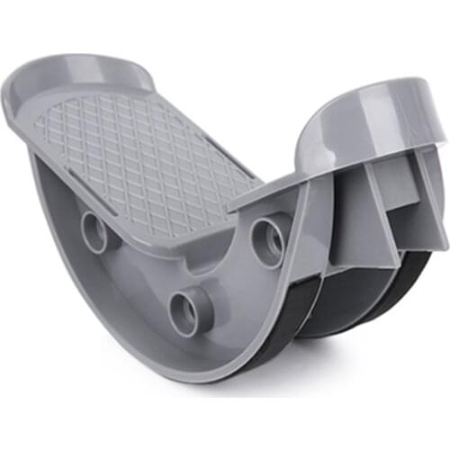 Foot Stretcher Rocker Ankle Stretch Board for Achilles Tendonitis Muscle Calf Stretch Yoga Fitness Sports (Gray)