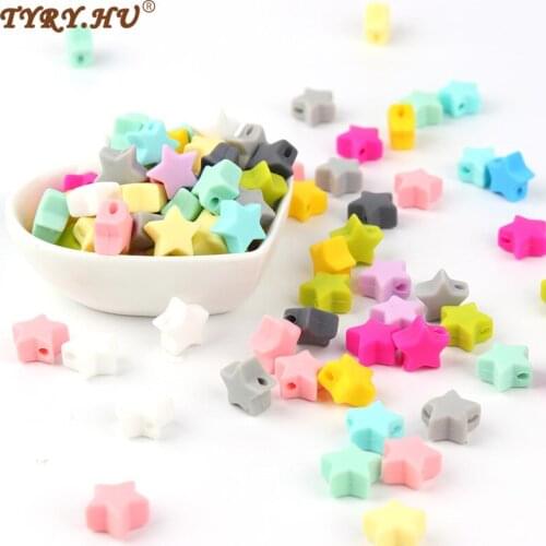 50Pcs Silicone Beads Teething Teether Accessories Food Grade Pearl Silicone Teething Pacifier Dummy Chain Making BPA Free
