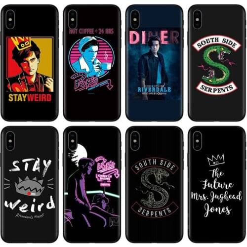 Riverdale South Side Silicone Phone Case for iPhone SE 2020 6s 7 8 Plus X XR XS 11 Pro Max Case Soft Cover for iPhone 12 Pro Max
