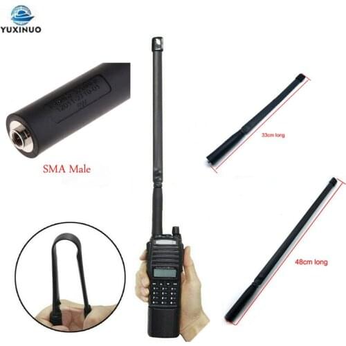 Foldable CS Tactical Antenna SMA-Male Dual Band VHF UHF for Ham Radio RT3S Baofeng UV-5R TYT MD380 Wouxun KG-UV8D KG-UV9D Plus