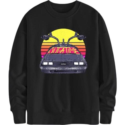 Back to the Future O Neck Hoodies Sweatshirts Men Fashion New Arrival Hoody Harajuku Male Tracksuits Outdoor Moleton Masculino