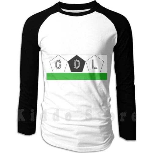 Gol Hoodies Long Sleeve Soccer Abstract Design Soccer Ball Pentagon Football Pitch Grass Sports Sports Fan