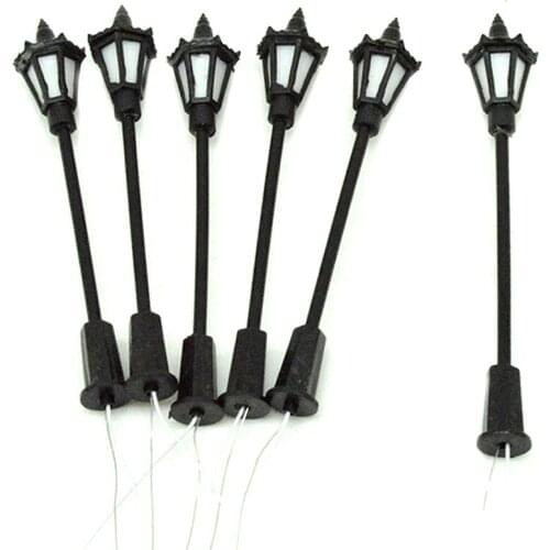 Street Light Garden Lamp 3V led Raiway Train Lamppost Model Layout ABS Sand Table Architecture Building Landscape HO OO scale