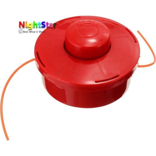 Universal Nylon Brush Mower Bump Spool Grass Trimmer Head w/2.4mm Cut Rope / Random Color Rope