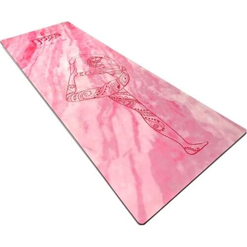 Health Quick drying 183cm New Non-slip Yoga Mat Suede Natural Rubber Gym Exercise Fitness Sport Pilates Mat Esterilla Yoga