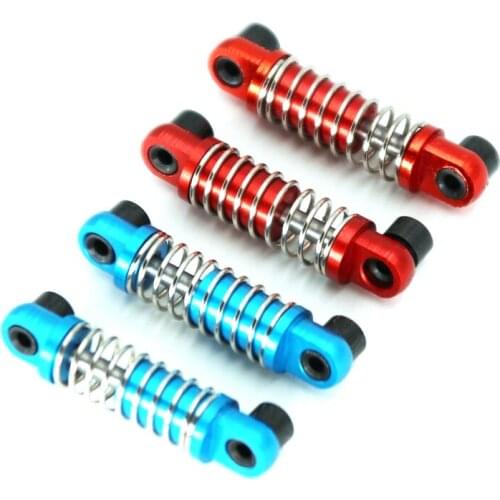 2Pcs 1/28 RC Aluminum Shock Absorbers for WLtoys RC Car K969 K989 K999 P929 4WD Short Course Drift Car Upgrade Parts