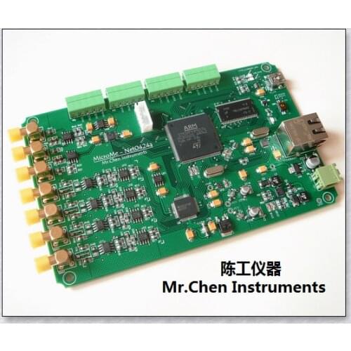 24-bit synchronous data acquisition board stm32f429 development board (adc, dac, ether, usb)