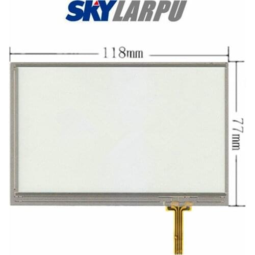 3 Pcs New 5''Inch 118*77mm Touchscreen Panel Screen for GPS Navigation Digitizer Glass Free Shipping