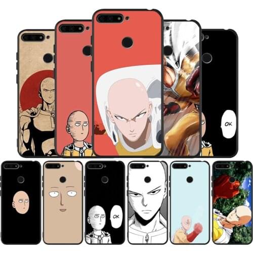 One Punch Man black Silicone Phone Case For honor 30 20 Pro 8 8X 9 10 20 Lite Mate 10 20 30 Lite Pro cover