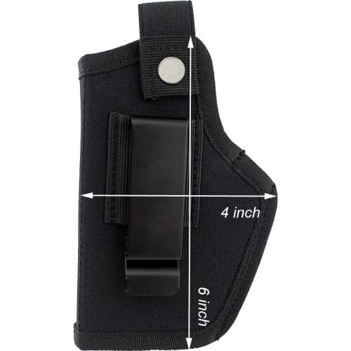 For Left Right Hand Tactical Gun Holster Concealed Carry Holsters Belt Metal Clip Holster Airsoft Gun Bag for All Sizes Handguns