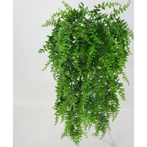 Simulation Rattan Leaves Branches Artificial Plant Vines Wall Hanging Green Plant Ivy Leaf Home Garden Wedding Decoration