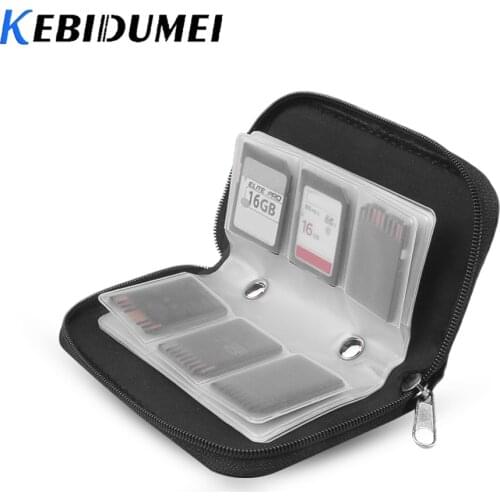 Kebidumei Colorful SDHC MMC CF For Memory Card Storage bag Carrying Pouch Box Holder Protector for Memory card Micro SD Card