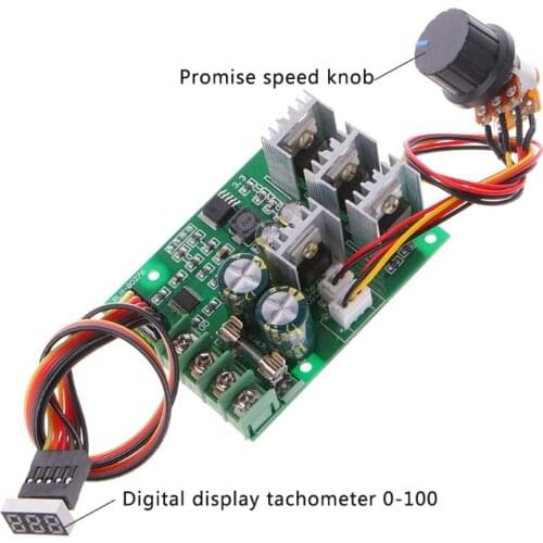 30A DC 6-60V PWM Motor Speed Controller Board Dimmer Current Regulator+Display Y98E