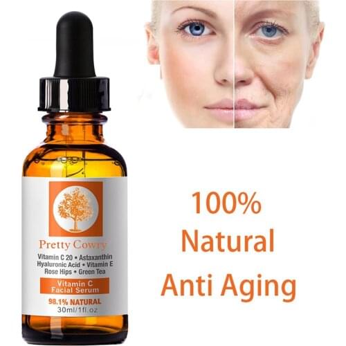 30ml Face Skin Essence Hyaluronic Acid Anti Wrinkle Vitamin C Remove Acne Facial Cream SK88