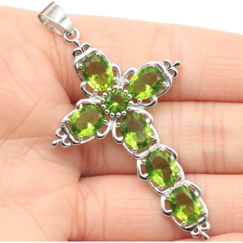 26x18mm Lovely Cute Heart Created Black Sapphire Garnet Tanzanite Silver Pendant for Women Wholesale Drop Shipping