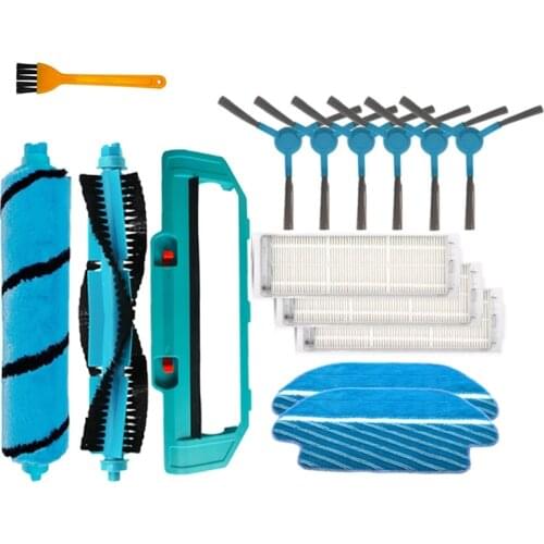 HOT！-Main Roller Brush Side Brush Filter for Conga 3490 3290 Vacuum Cleaner Mop Cloths Rags for Xiaomi Mijia STYJ02YM Parts