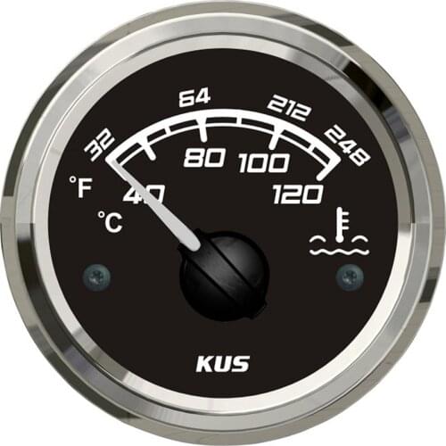 Marine Water Temperature Gauge Boat Water Temp Meter Gauge 40-120