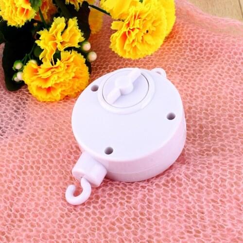 Plastic Music Box Hand Clockwork Music Containeer Bed Bell Toy Melodies Baby Kid Toy Windup Music Box Accessories Hot