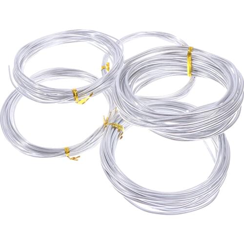 Bonsai Wires Anodized Aluminum Bonsai Training Wire Total 16.5 Feet (silver)