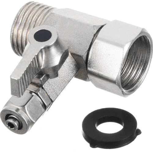 RO Feed Water Adapter Tee Valve 1/2'' to 1/4'' Tee Valve Adapter Faucet Water Filter Tap Connector for Home Water Purifier