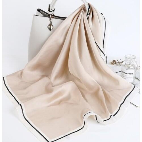 Silk Scarf Women Fashion Work Neckerchife Decorative Scarves 70*70cm Small Head Scarfs Gift for Lady Hair Scarves Bandana