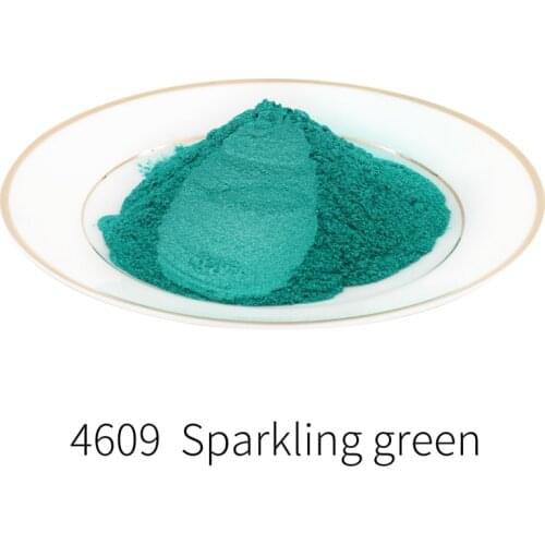Sparkling Green Pearl Powder Pigment Mineral Mica Powder DIY Dye Colorant in Soap Automotive Art Crafts 50g Acrylic Paint Powder