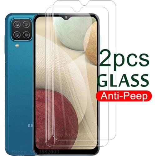 For samsung a12 glass 2pcs protector for samsung galaxy a12 light 2021 SM-A125F/DSN 6.5'' protective steklo film samsun a 12