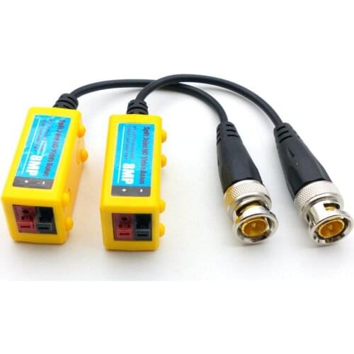 10Pairs(20pcs) Video Balun Coax BNC Video Balun 8MP 5MP 4MP 3MP 960H 1080P 720P Twisted Transceivers UTP Cat5 HD CVI TVI AHD