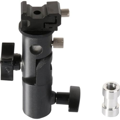 2Pack Camera Flash Speedlite Mount Swivel Light Stand Bracket with Umbrella Reflector Holder for canon nikon yongnuo godox