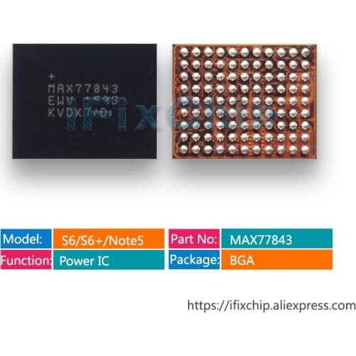 2pcs/lot MAX77843 for S6 G920F S6 edge G925F small power IC chip