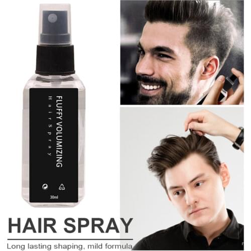 30/100ml Fluffy Volumizing Hairspray Extra-Volume Powerful Spray Hairspray Hair Styling Spray Strong Hair Fibers Fluffy Spray
