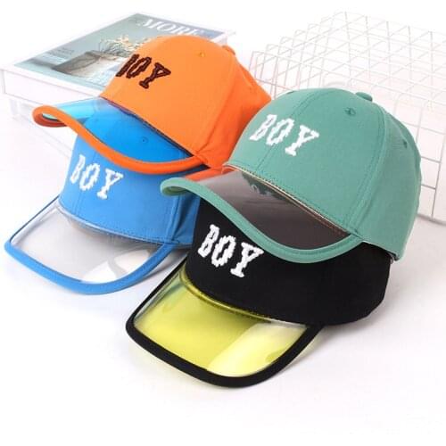 Doitbest 2021 Children Baseball Cap summer Hip Hop transparent brim kids sun Hats Boys Girls Caps child snapback Hat gorras
