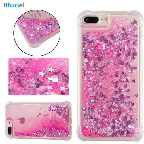 Ithuriel For iPhone 5 5s SE X 8 7 6 6S Plus Case Quicksand Flashing Flowing TPU Phone Back Cover Cases For iPhone X 8 7 6 Plus 5