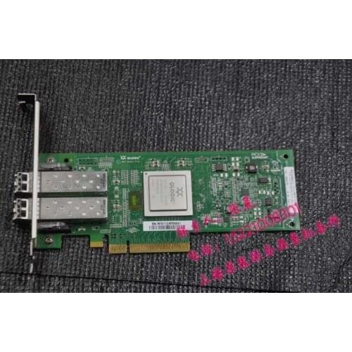 DELL QLOGIC QLE2562 8Gb PCIe dual port optical fiber, HBA card with module RW9KF 6T94G